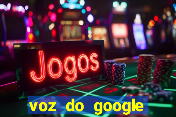 voz do google tradutor homem